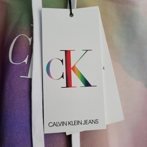 Calvin Klein Pride Organic Cotton Monogram Hoodie - Picture 3 of 4